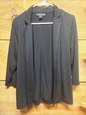 August Silk Petite Open Front Cardigan
